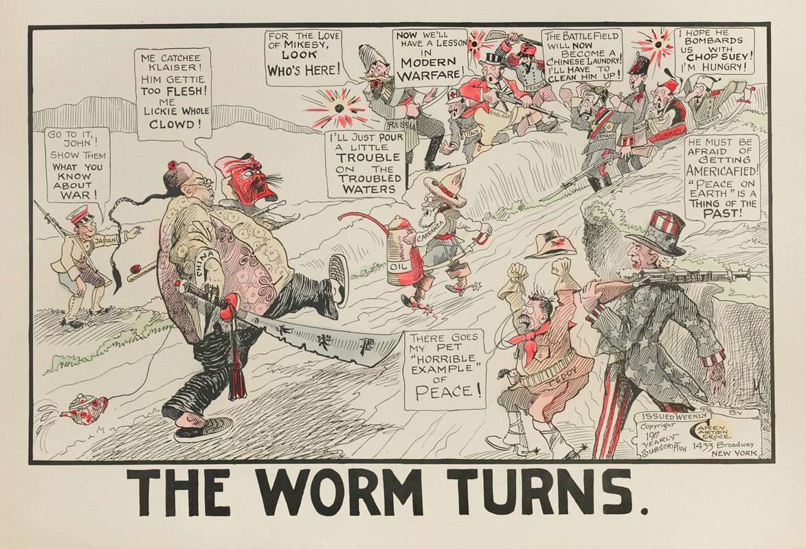 Carey Cartoon Service - The Worm Turns