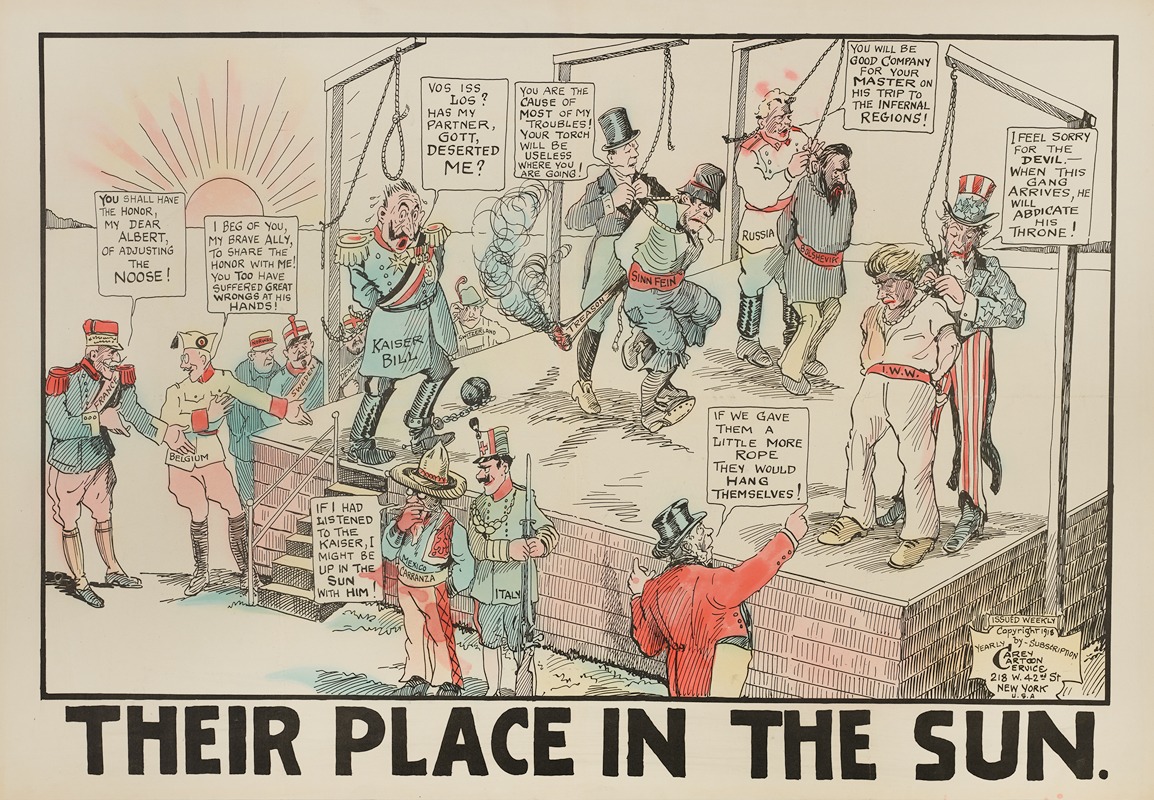 Carey Cartoon Service - Their Place in the Sun