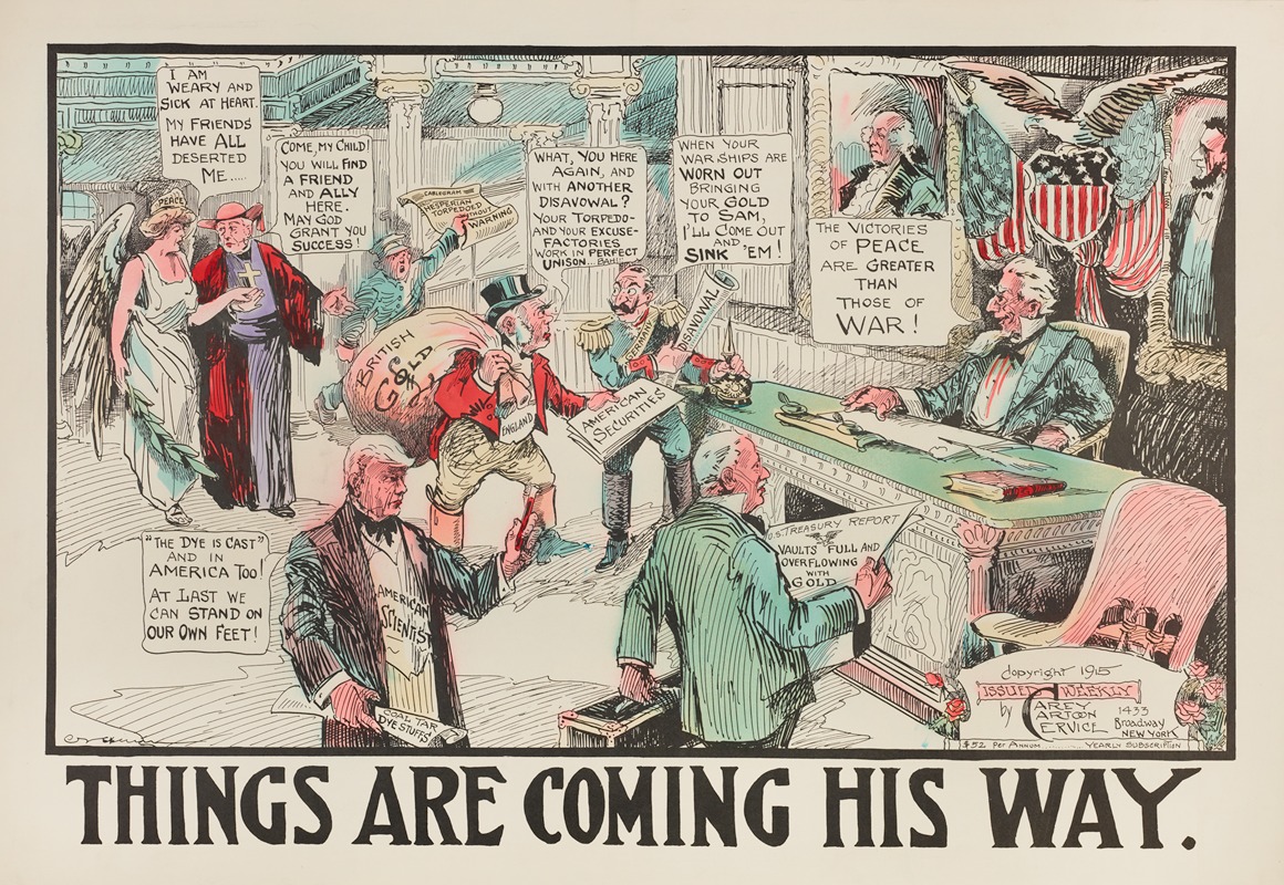 Carey Cartoon Service - Things Are Coming This Way