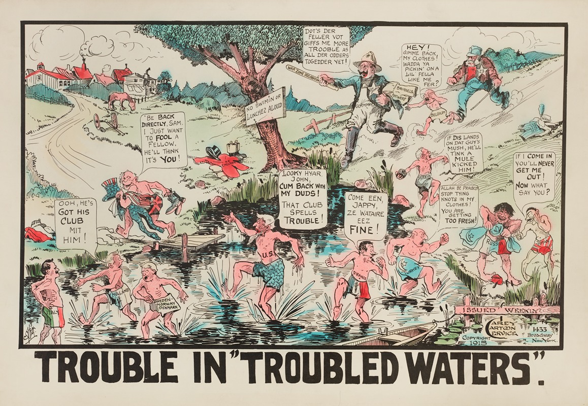 Carey Cartoon Service - Trouble in ‘Troubled Waters’