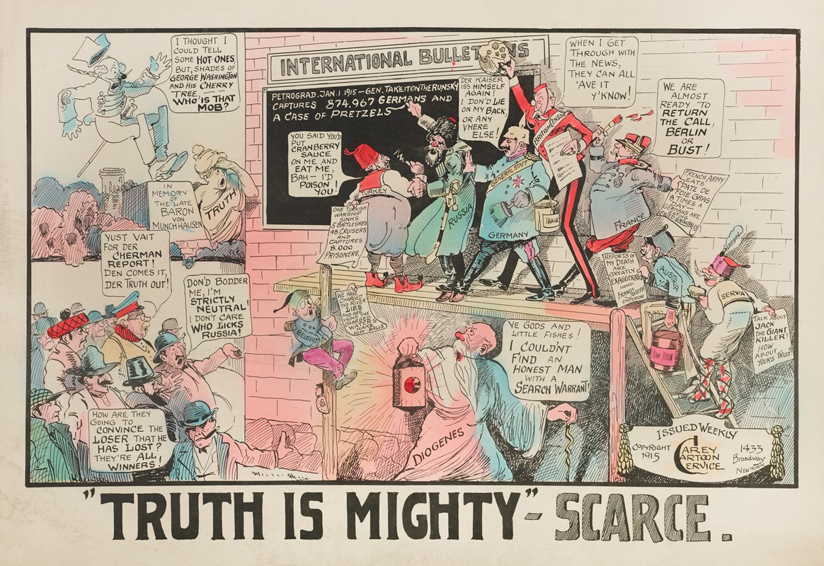 Carey Cartoon Service - Truth is Mighty – Scarce