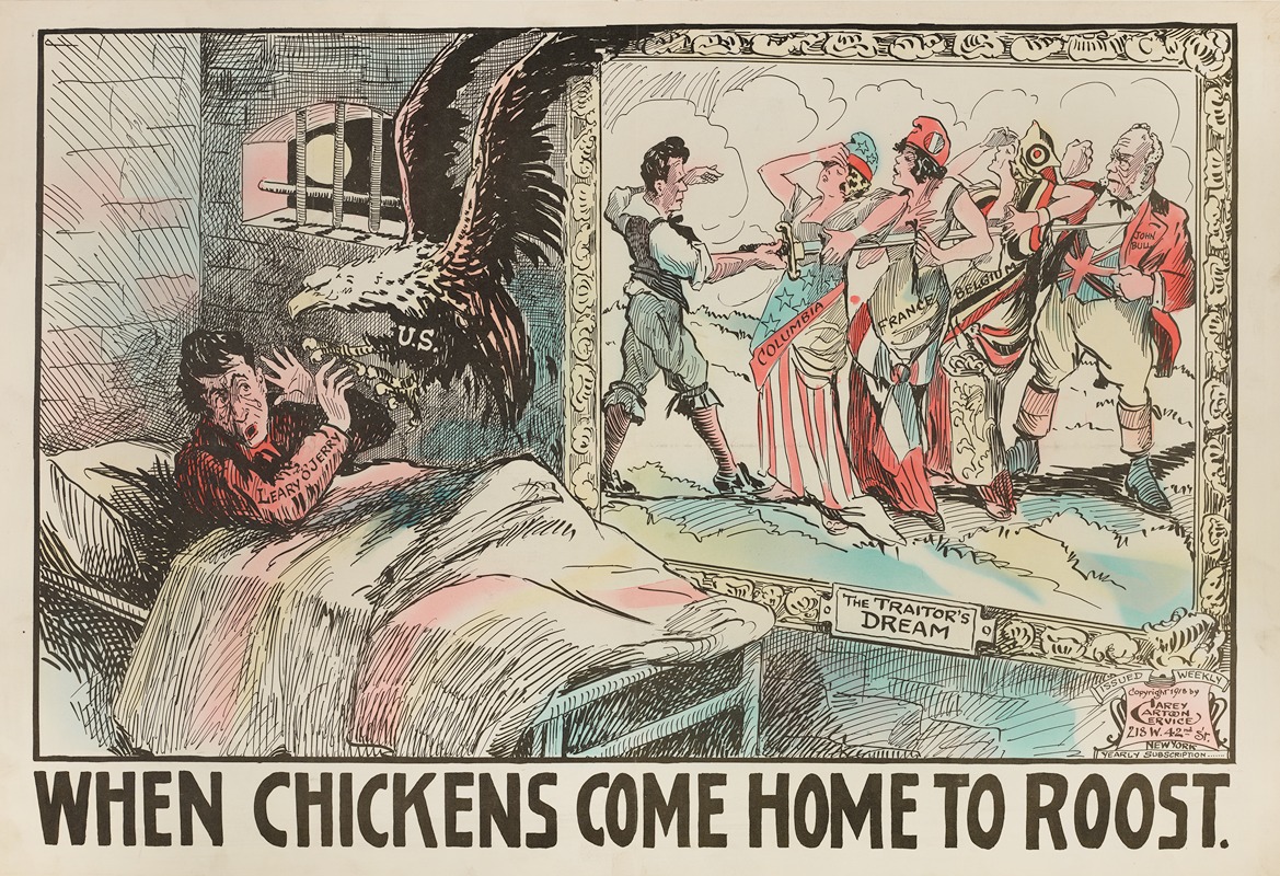 Carey Cartoon Service - When Chickens Come Home to Roost