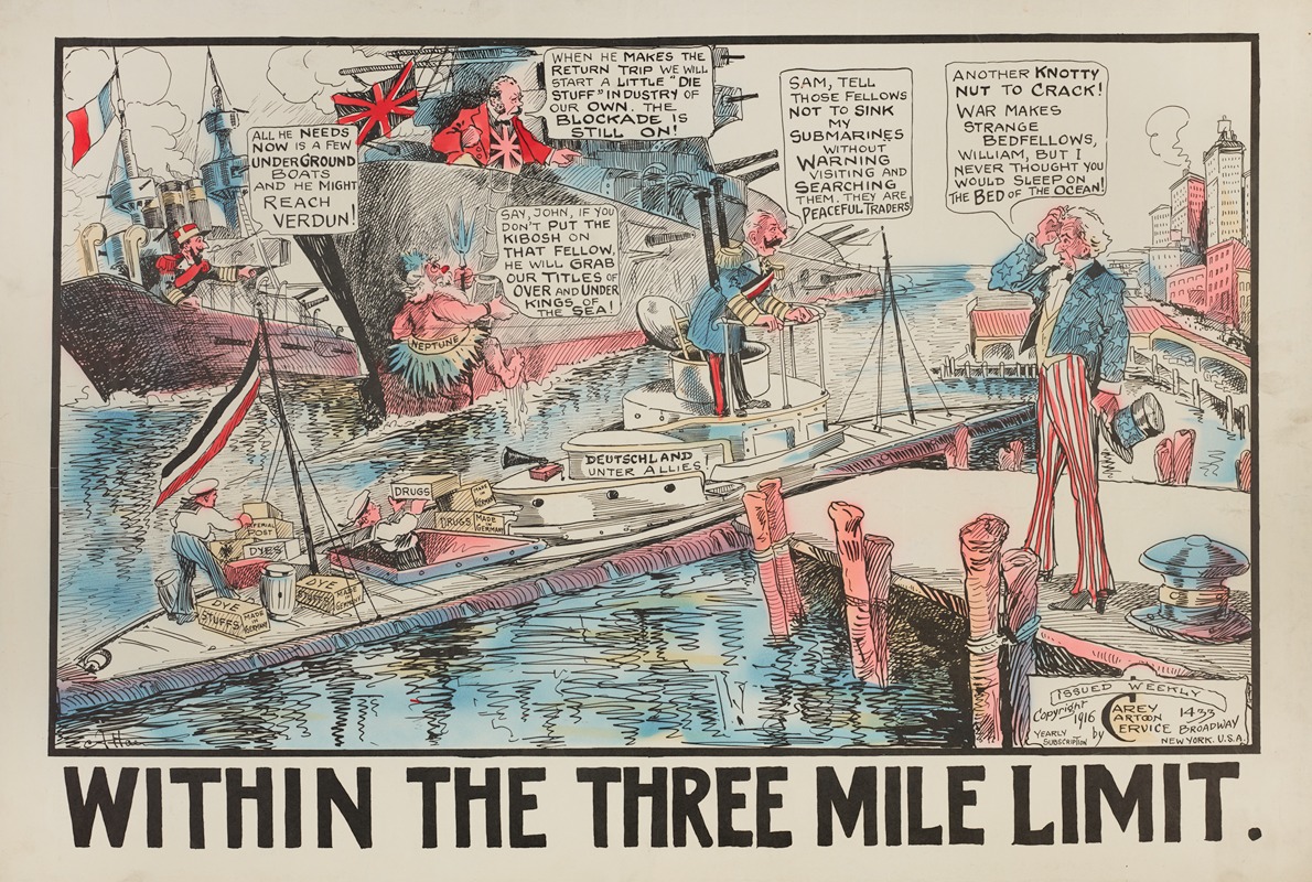 Carey Cartoon Service - Within the Three Mile Limit