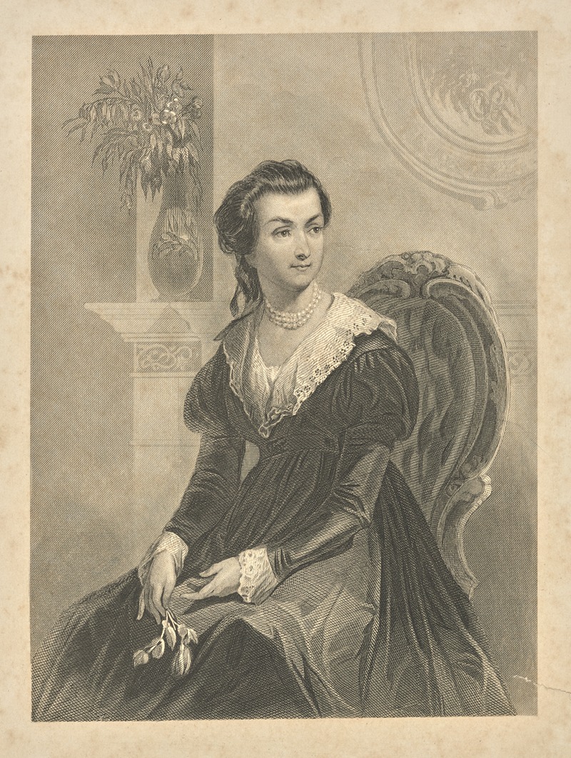 Christian Schussele - Mrs. John Adams (Abigail Smith).