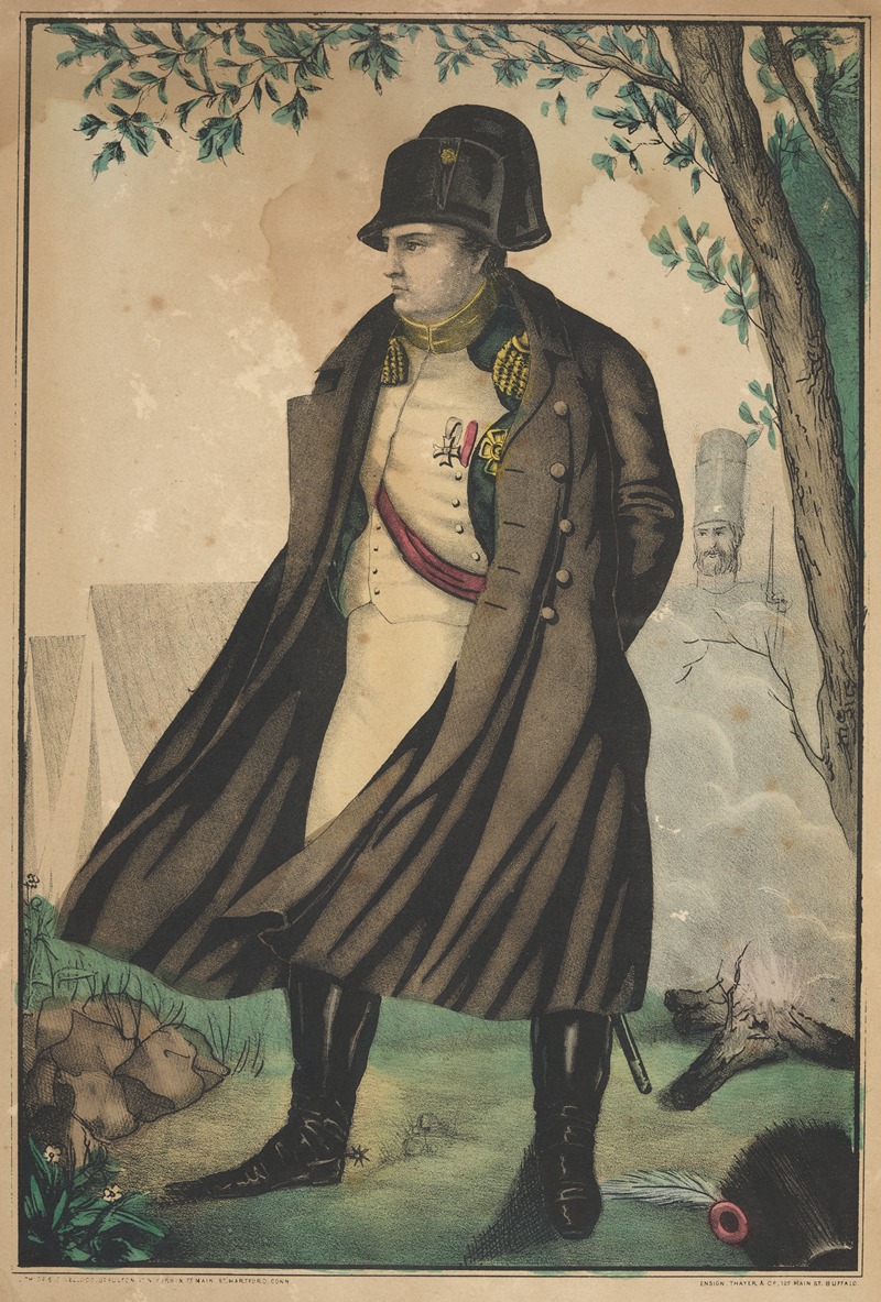 Edmund Burke Kellogg - Napoleon at the encampment.