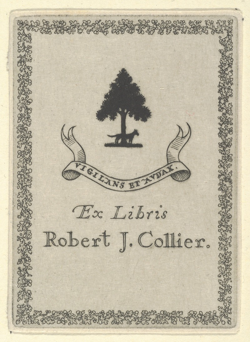 Ernest Haskell - Ex Libris Robert J. Collier