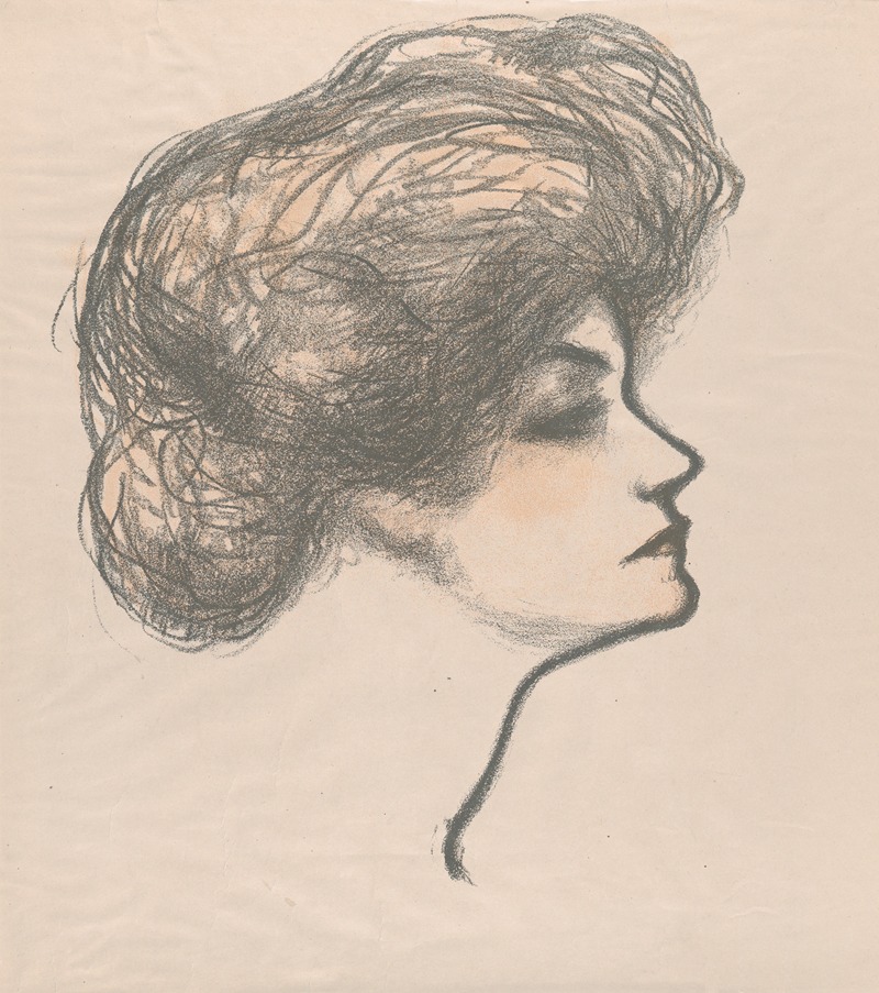 Ernest Haskell - Profile of a Woman