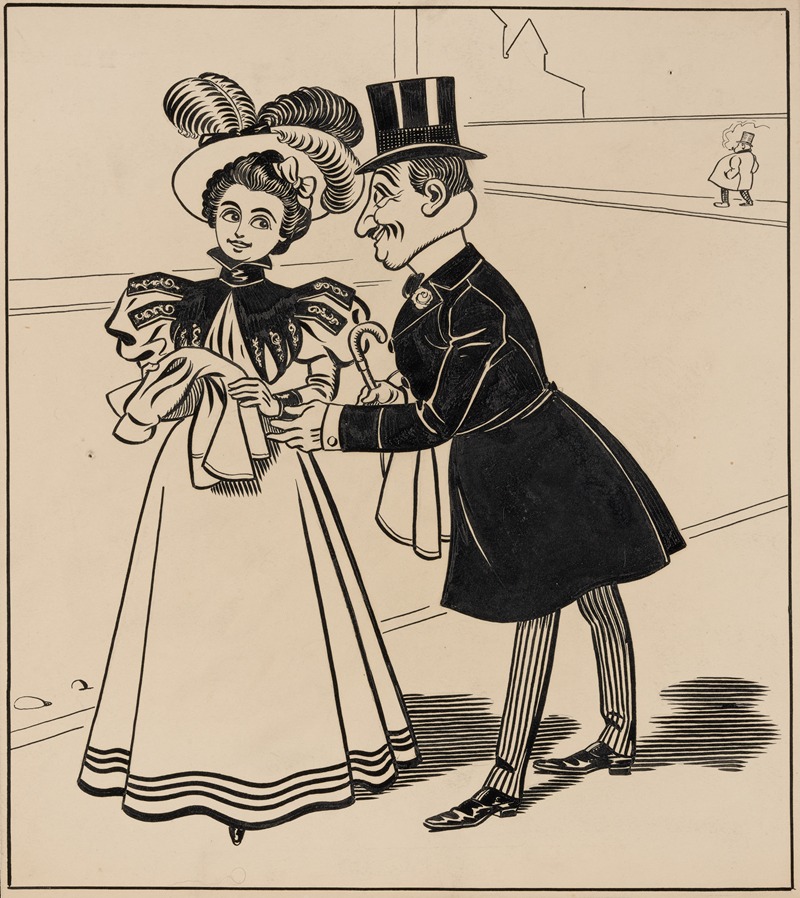 Franklin Morris Howarth - Chivalrous man inadvertently swapping his coat with a woman’s Pl.3