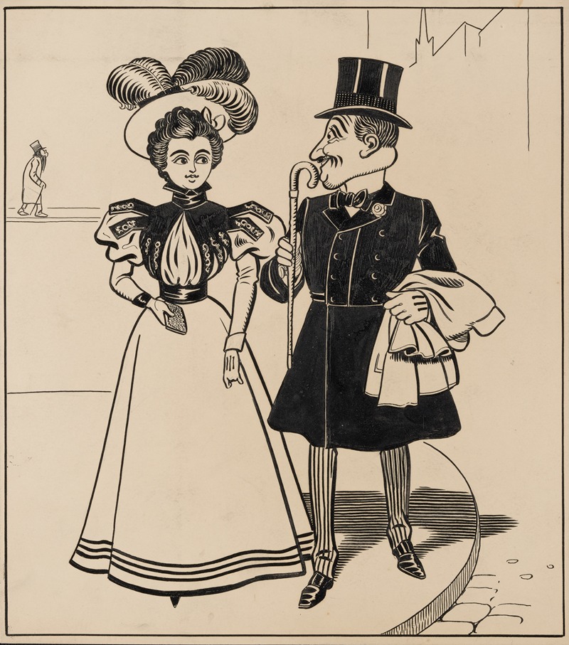 Franklin Morris Howarth - Chivalrous man inadvertently swapping his coat with a woman’s Pl.4