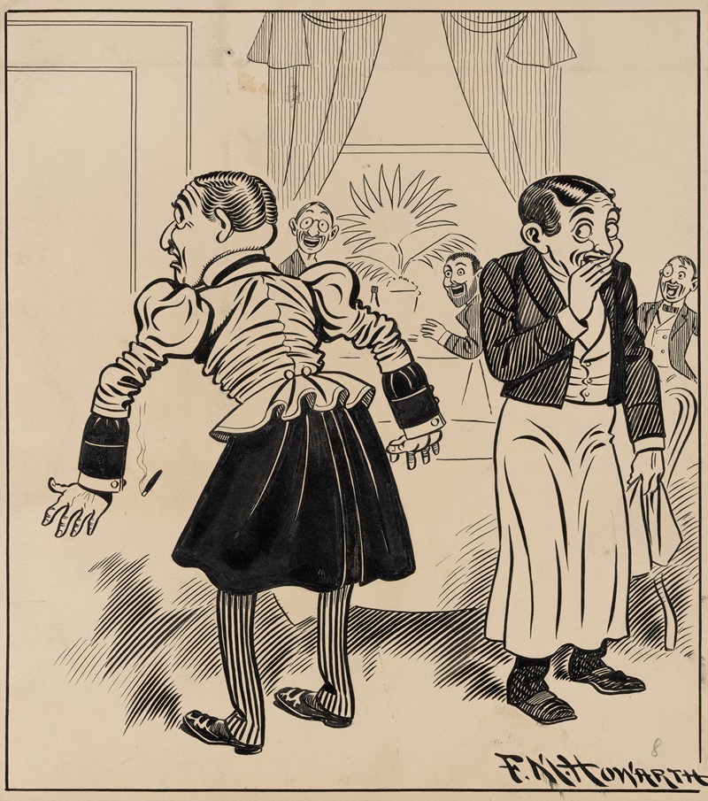 Franklin Morris Howarth - Chivalrous man inadvertently swapping his coat with a woman’s Pl.8