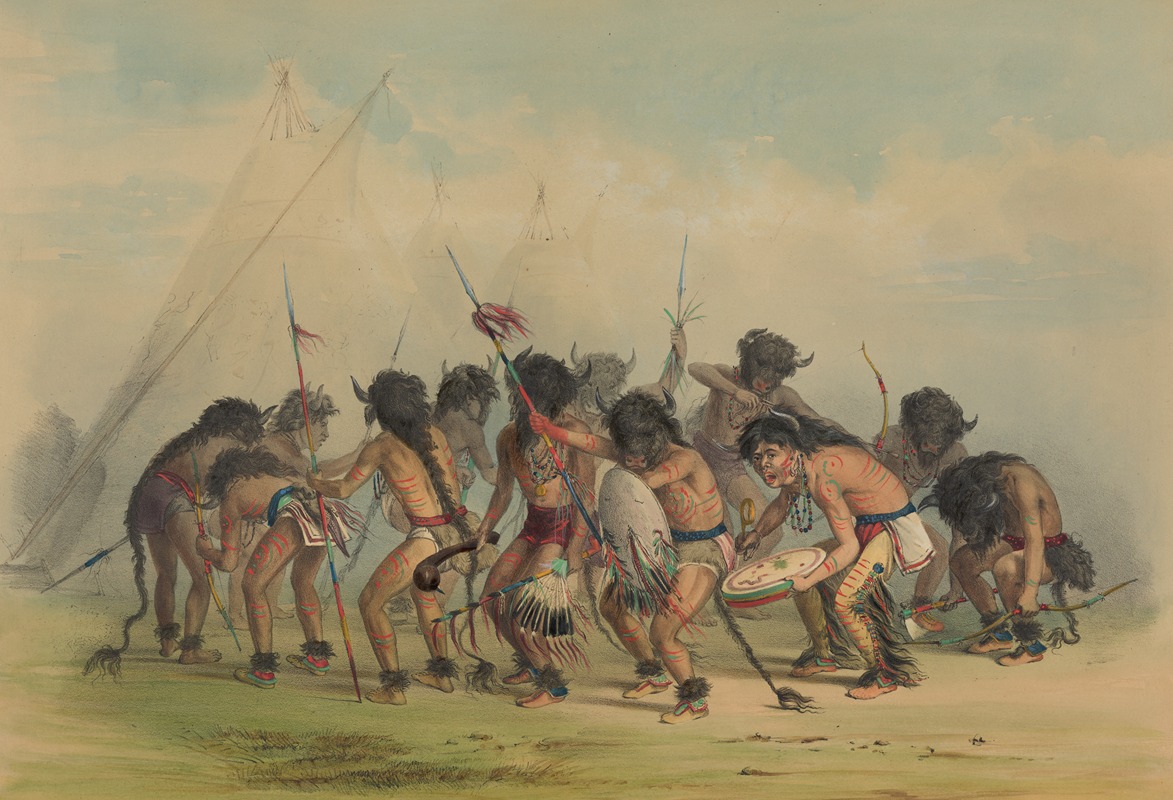 George Catlin - Buffalo Dance.