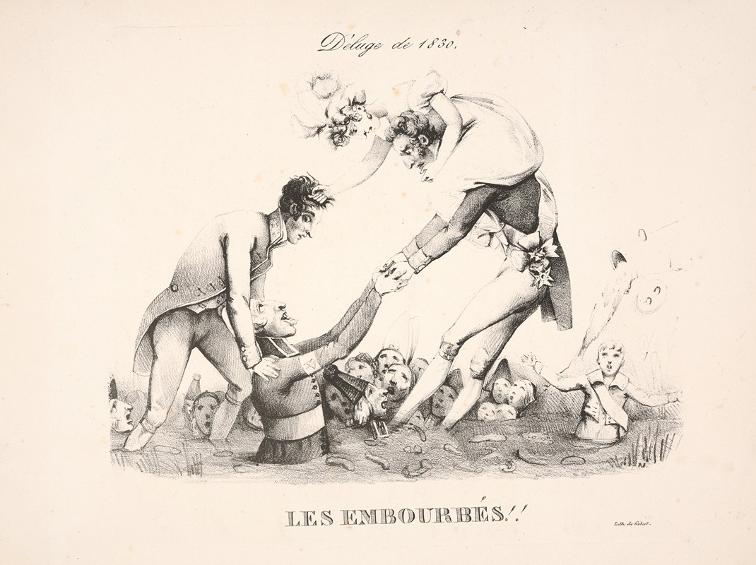 Gobert - Deluge de 1830. Les embourbes!! (Deluge of 1830. The mired!!)