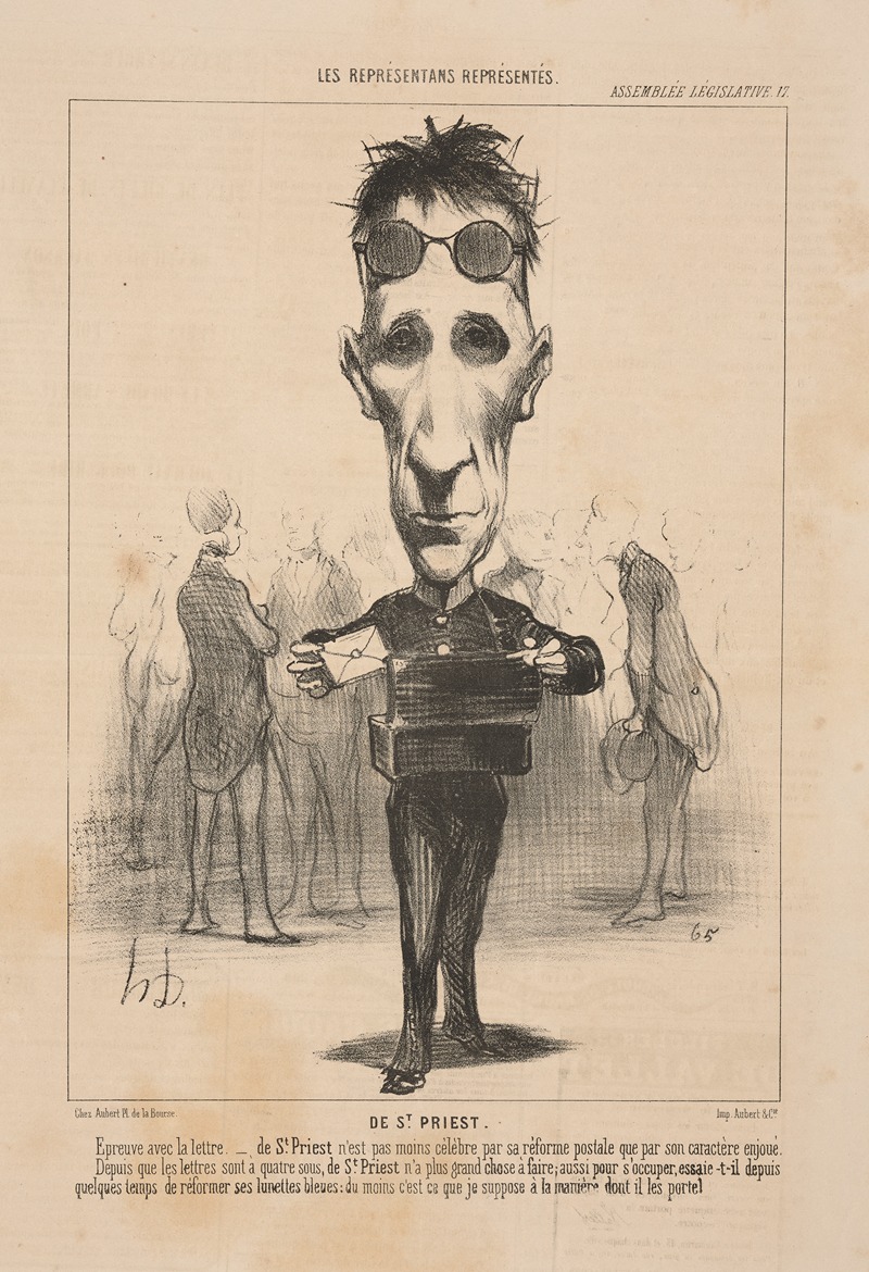 Honoré Daumier - De St. Priest