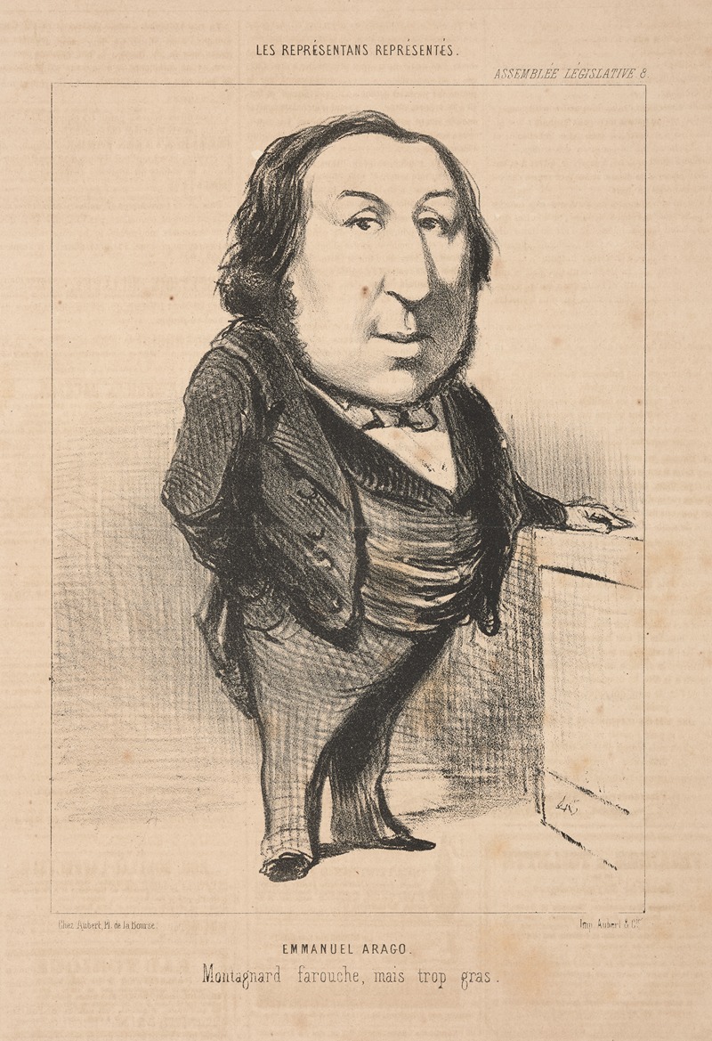 Honoré Daumier - Emmanuel Arago