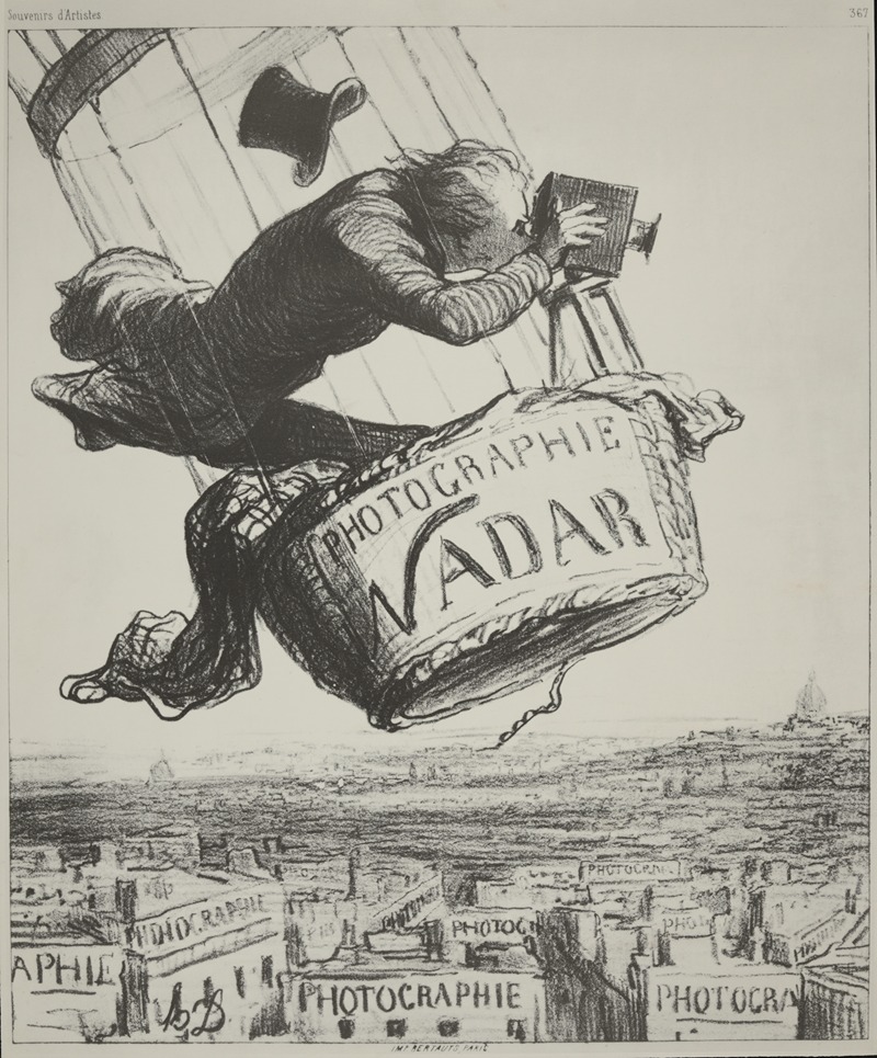 Honoré Daumier - Nadar raising photography to the height of art