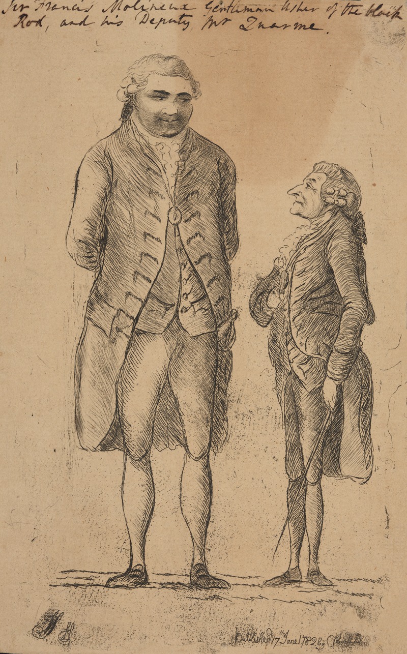 James Sayers - Sir Francis Molyneux and Mr. Quarme