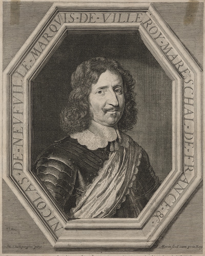 Jean Morin - Nicolas de Neufville, Marquis of Villeroy Marshall of France &c