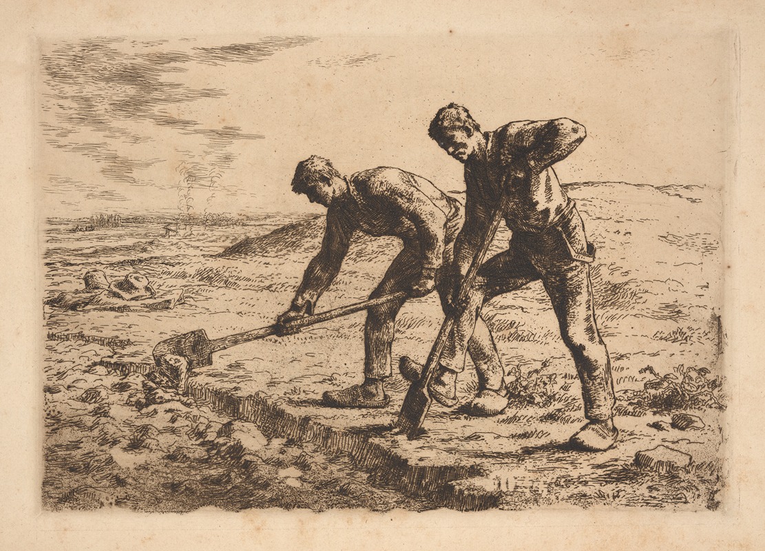 Jean-François Millet - The diggers