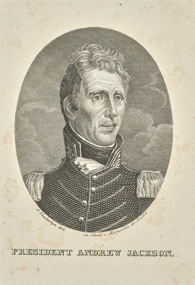 John Vanderlyn - President Andrew Jackson