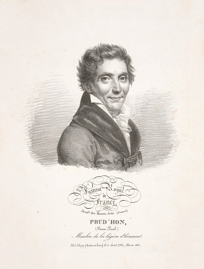 Julien Léopold Boilly - Prud’hon.