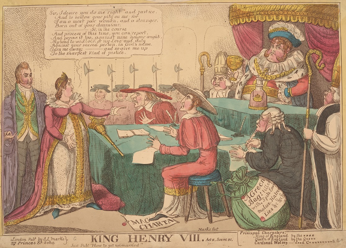 Lewis Marks - King Henry VIII. Act II, scene IV.