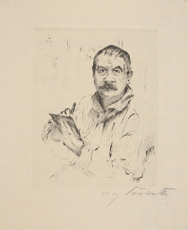 Lovis Corinth - Self-portrait, 1909.