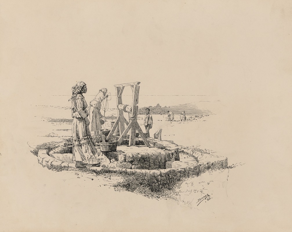 Milton J. Burns - Old Well; St. Kitt’s