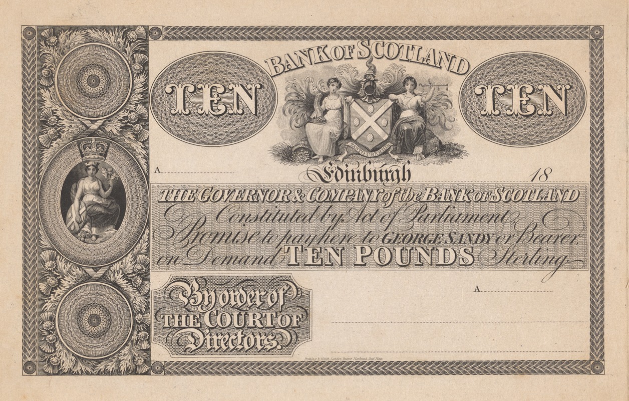 Perkins & Heath - Bank of Scotland ten pound note