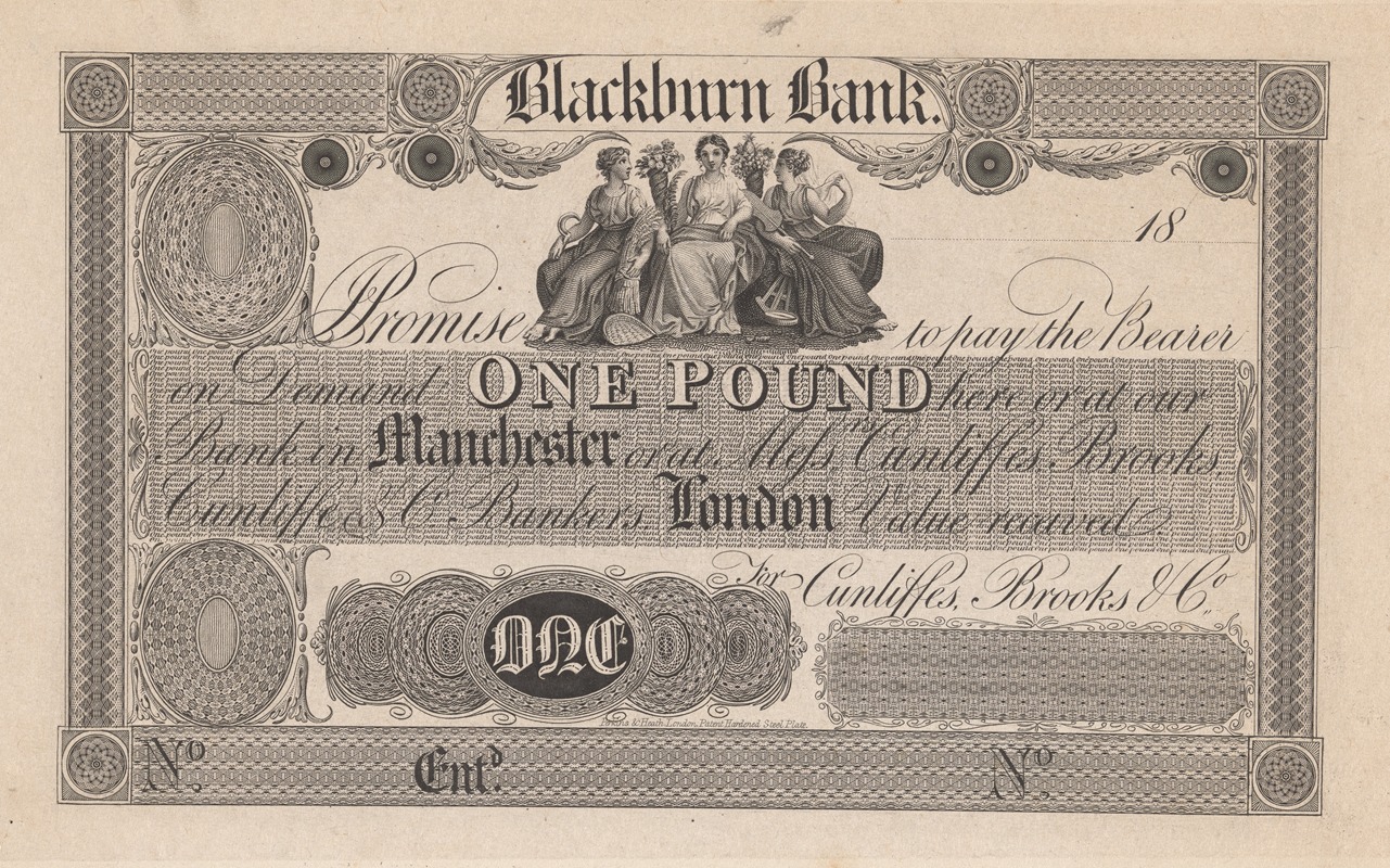 Perkins & Heath - Blackburn Bank one pound note