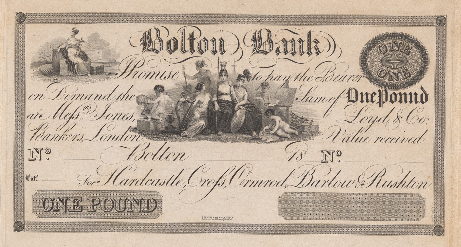 Perkins & Heath - Bolton Bank one pound note