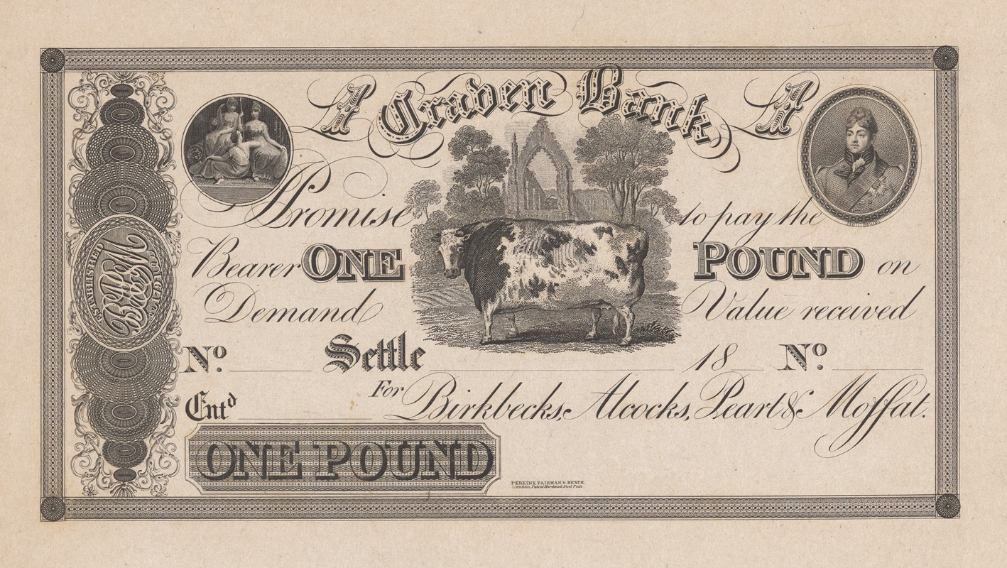 Perkins & Heath - Craven Bank one pound note