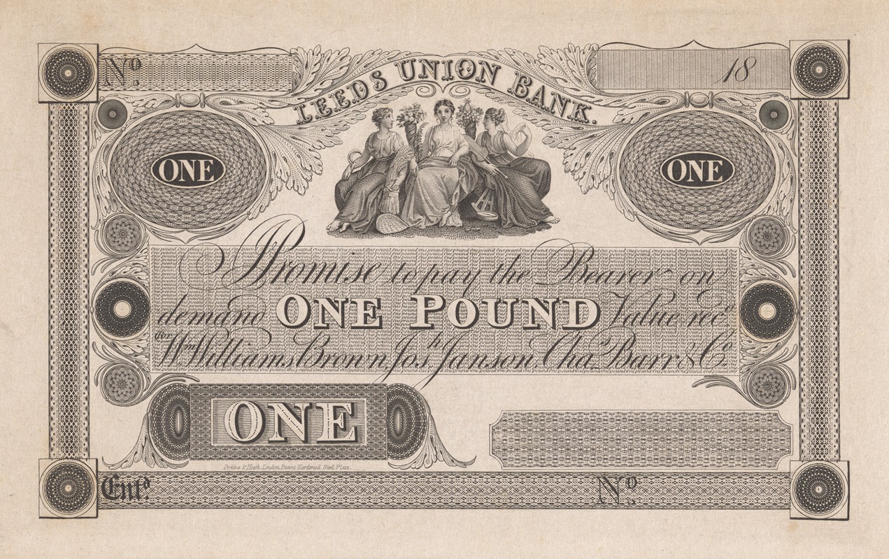 Perkins & Heath - Leeds Union Bank one pound note