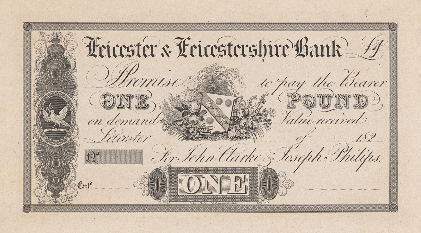 Perkins & Heath - Leicester & Leicestershire Bank one pound note