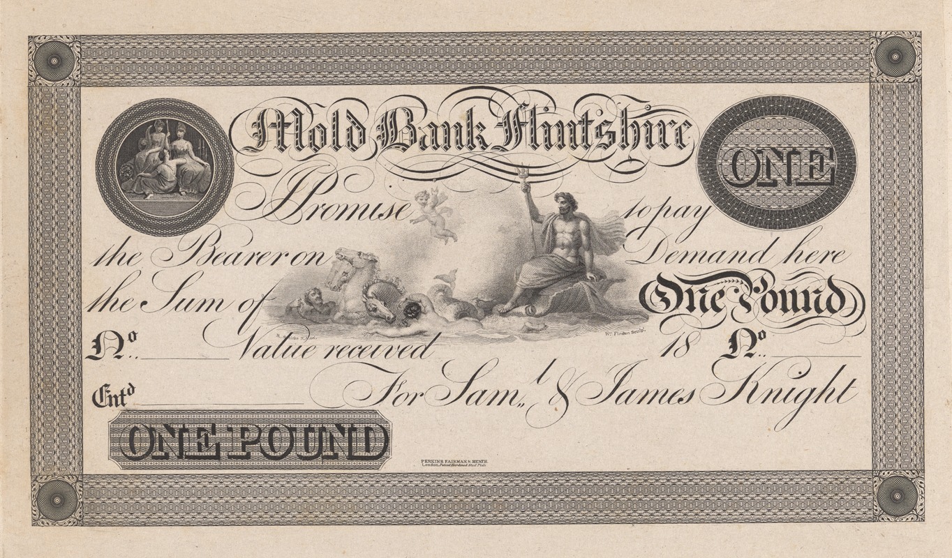 Perkins & Heath - Mold Bank Flintshire one pound note