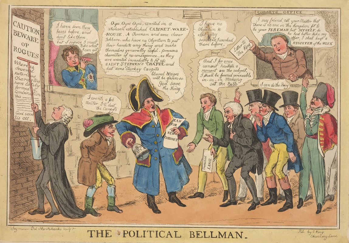 Robert Seymour - The political bellman.