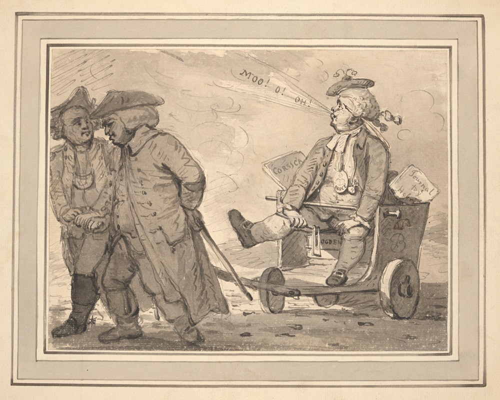 Samuel Collings - Journey of Dr. Johnson and James Boswell to Scotland Pl.22