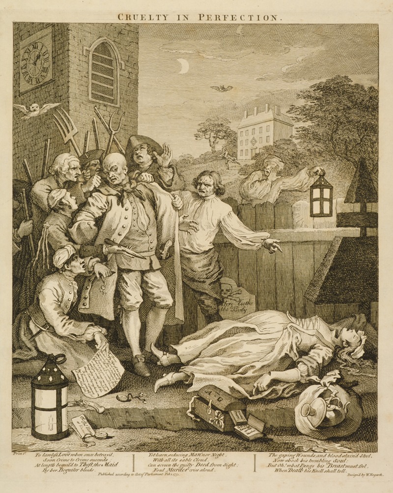 Thomas Cook - The four stages of cruelty [Plate III; Cruelty in perfection]