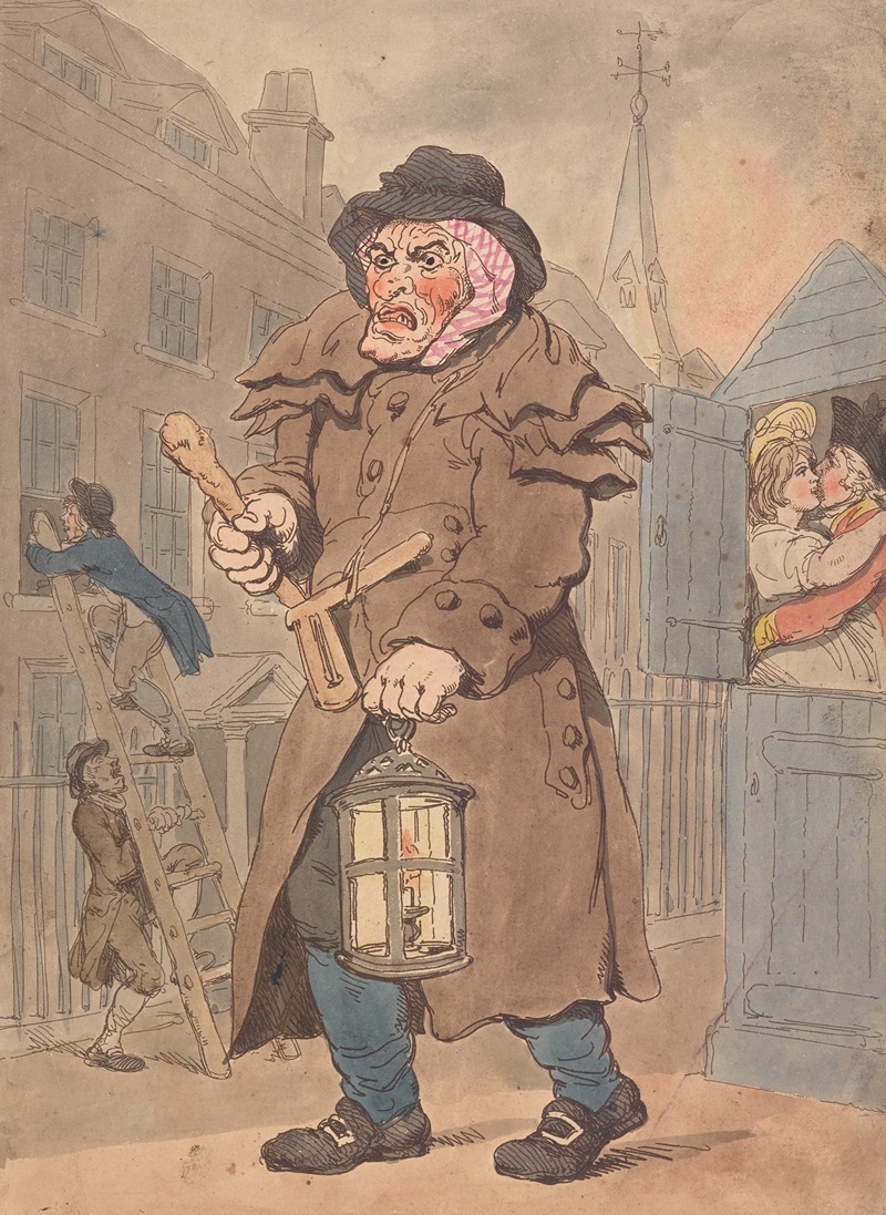 Thomas Rowlandson - A brace of public guardians