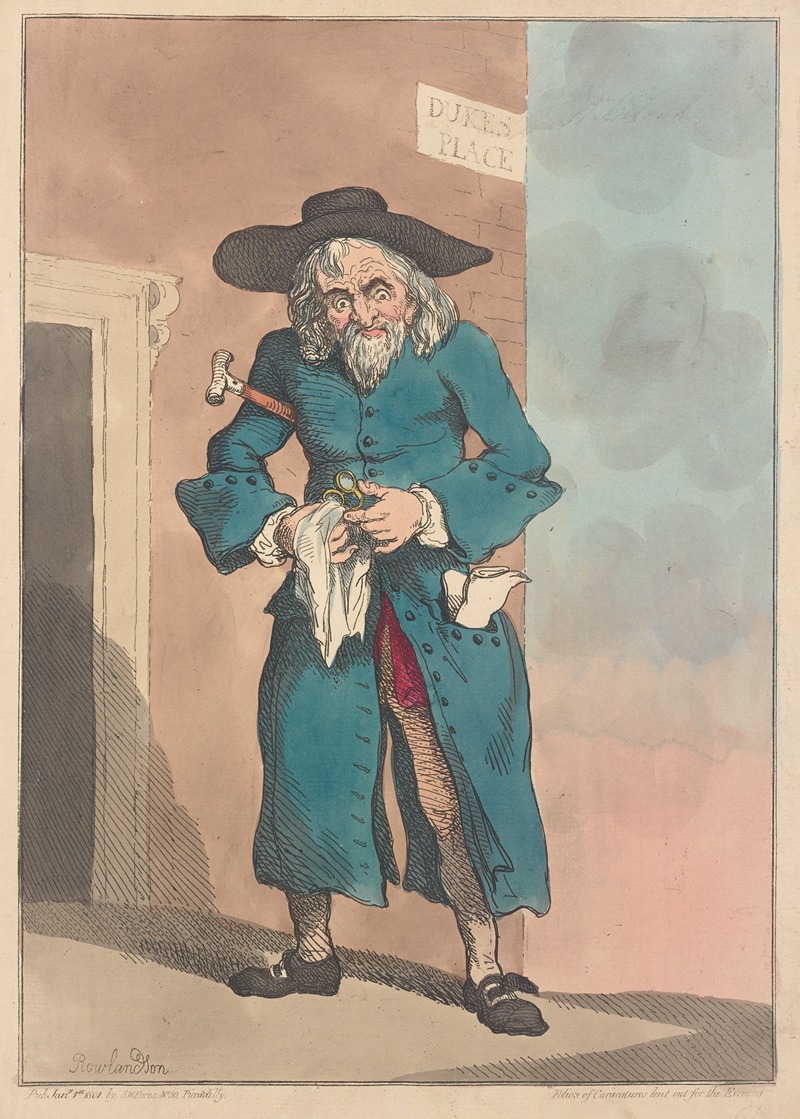 Thomas Rowlandson - A jew broker