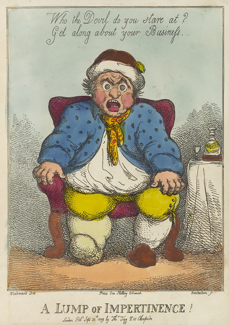 Thomas Rowlandson - A lump of impertinence