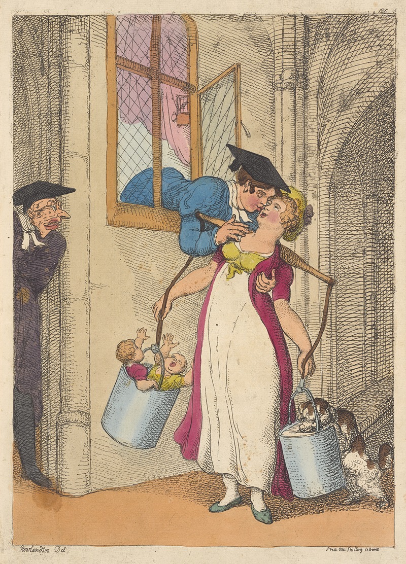 Thomas Rowlandson - A milk sop