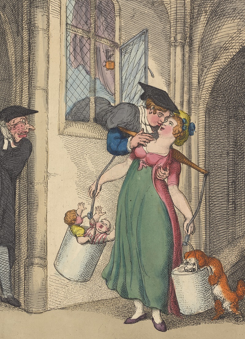 Thomas Rowlandson - A milk sop