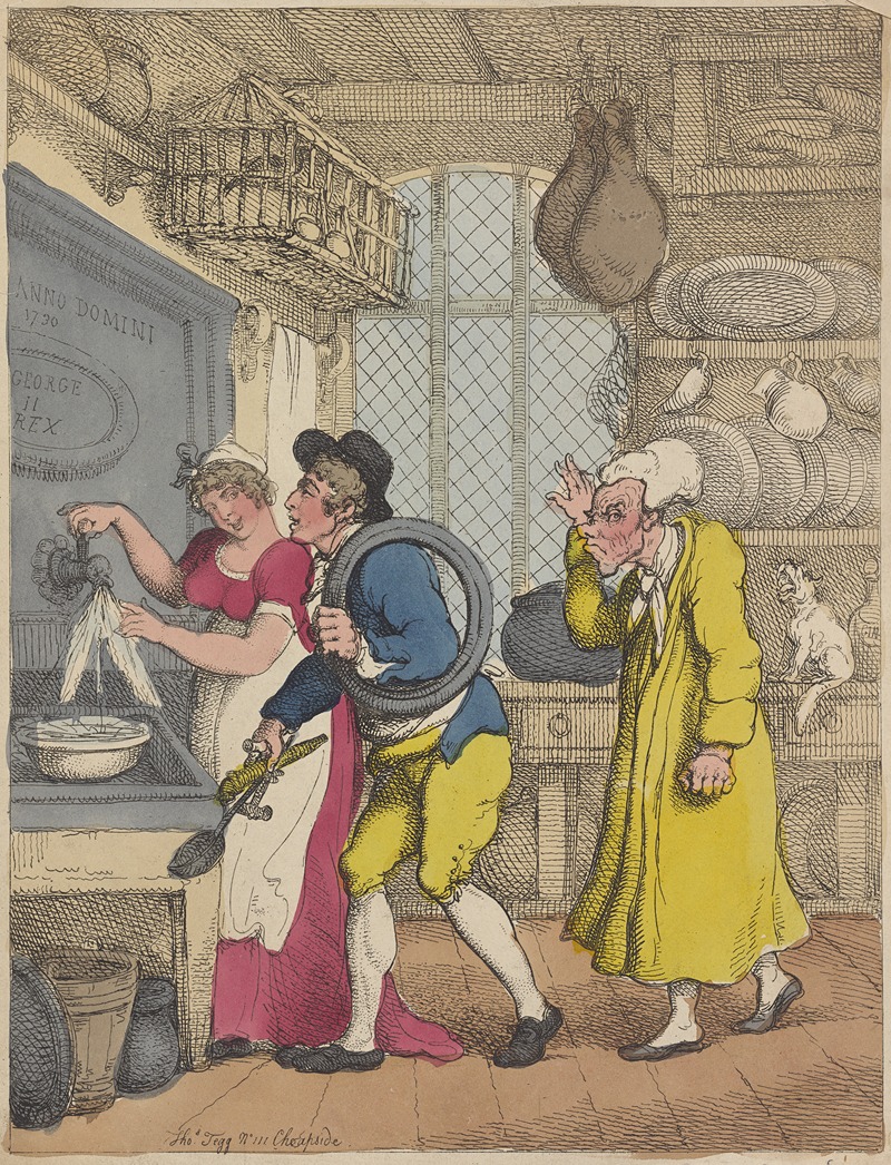 Thomas Rowlandson - A new cock wanted