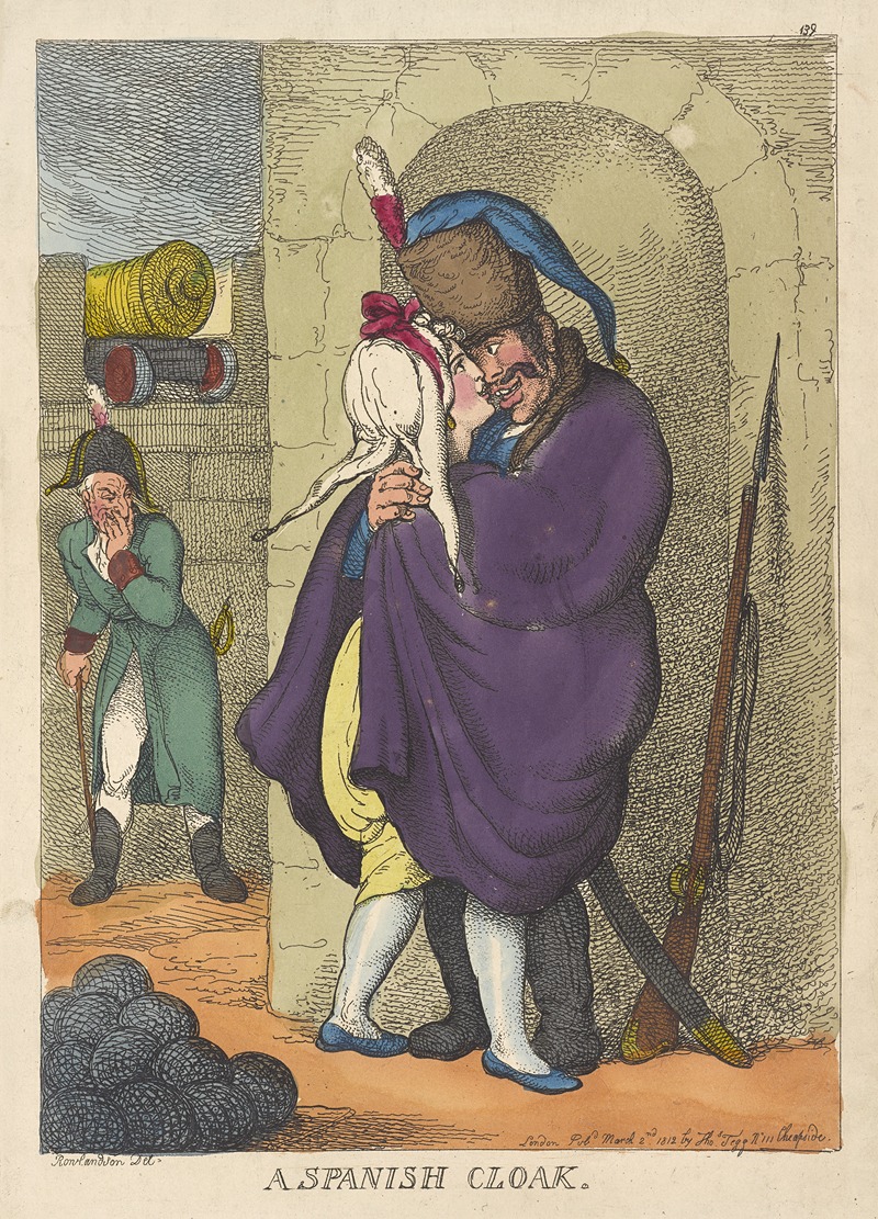 Thomas Rowlandson - A Spanish cloak