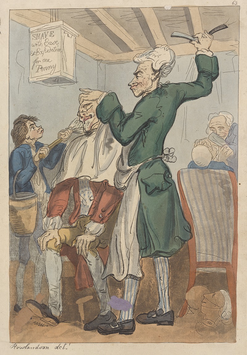 Thomas Rowlandson - A sufferer for decency