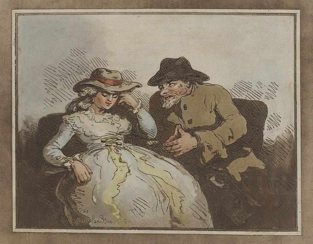 Thomas Rowlandson - Admiring Jew