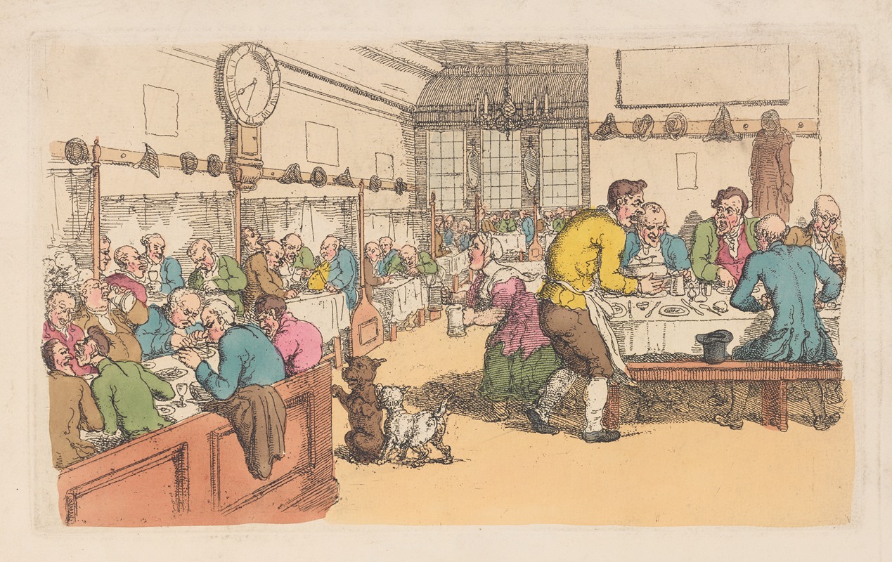 Thomas Rowlandson - An eating house