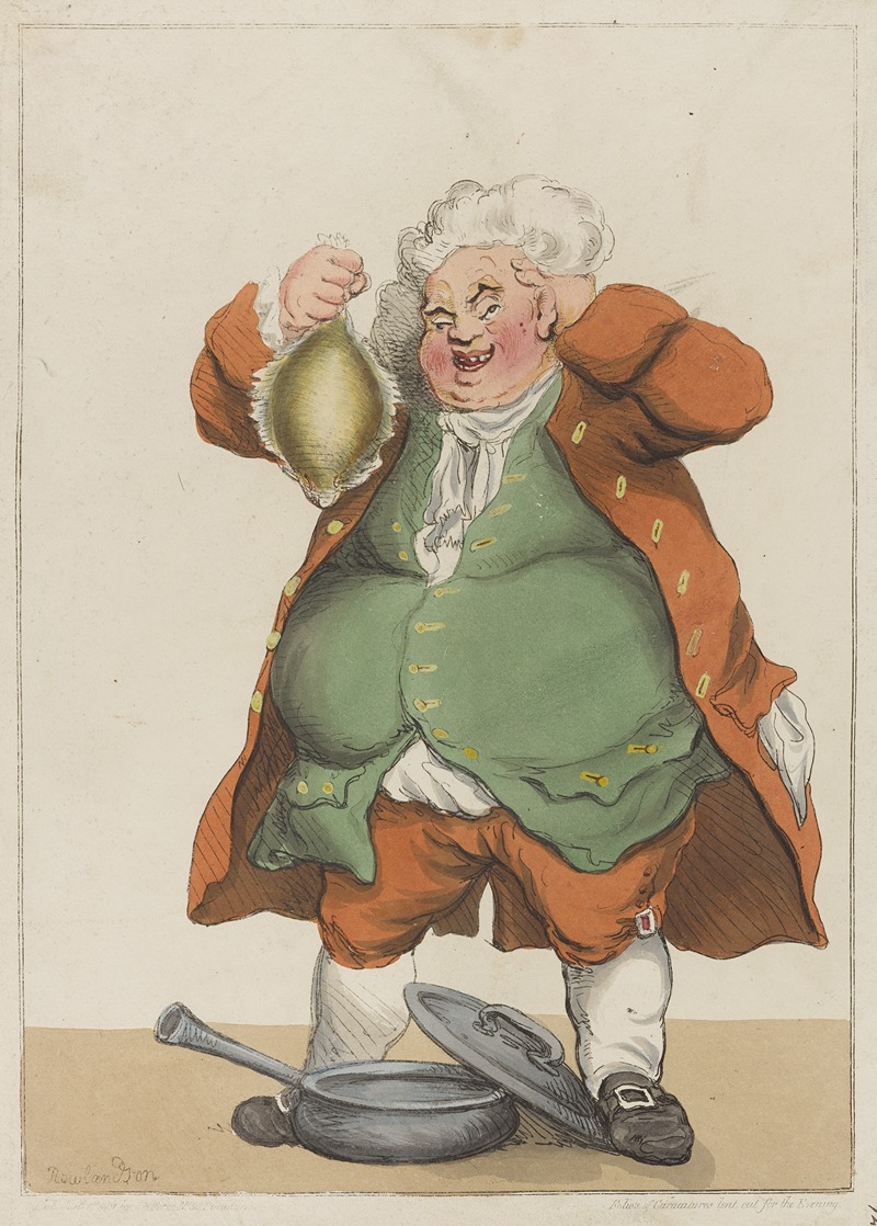 Thomas Rowlandson - An epicure