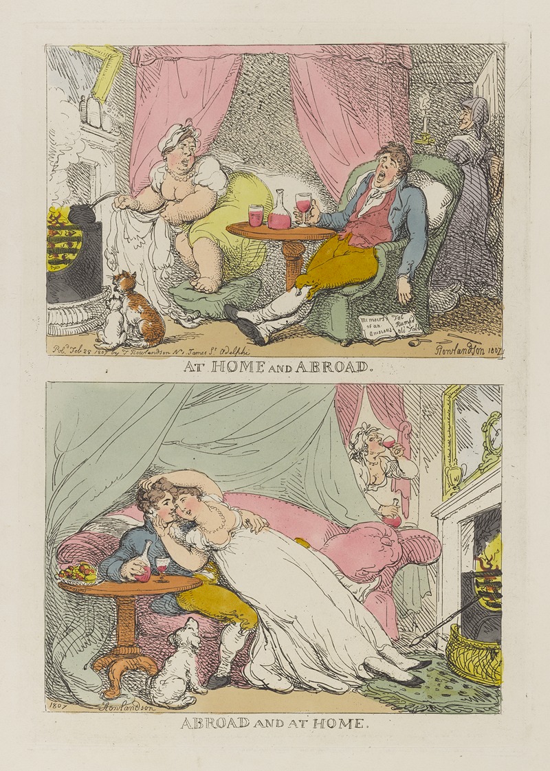 Thomas Rowlandson - At home and abroad. Abroad and at home