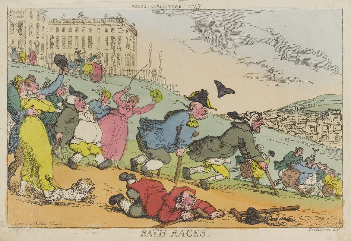 Thomas Rowlandson - Bath races